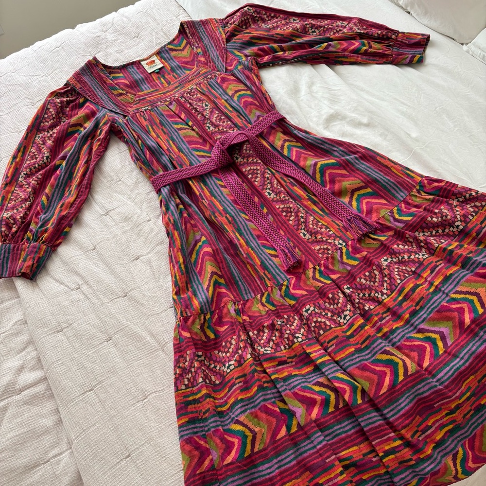 FARM Rio Multicolor Bohemian Maxi Dress